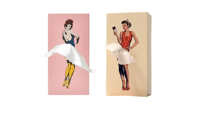 Novelty Classy Girl Tissue Cover Box