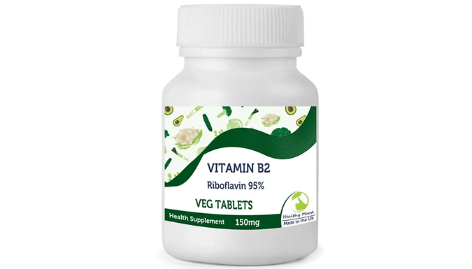 Vitamin B2 150mg Vitamin Tablets - 90 or 180 Tablets