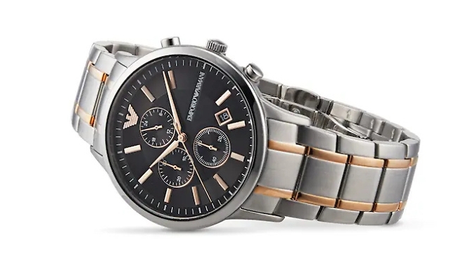 Emporio Armani AR11165 Two-Tone Chronograph Watch
