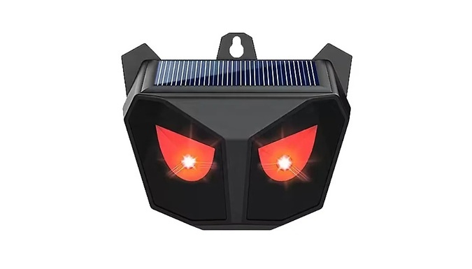 Solar Powered Outdoor Animal Repeller - 1 or 2 Pack!