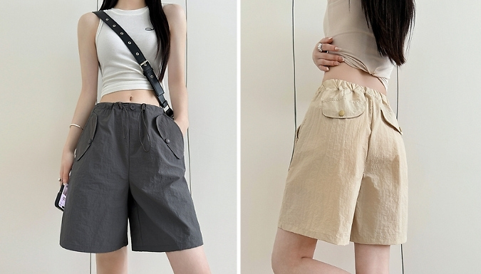 Women’s Quick-Drying Casual Straight Shorts - 4 Colours, 4 Sizes!