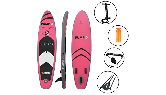 Pump'd P2 9FT Inflatable Paddle Board Sup - 3 Colours