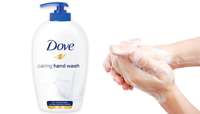 6 or 12-Pack of 250ml Dove Liquid Hand Wash Indulging Cream