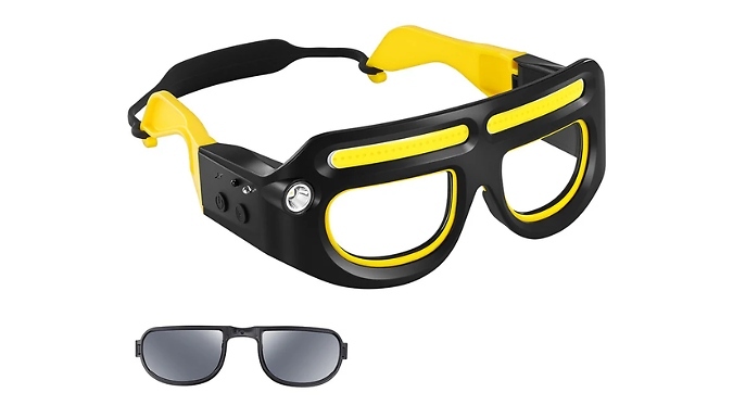 Multifunctional Glasses-Style Sensor Headlamp