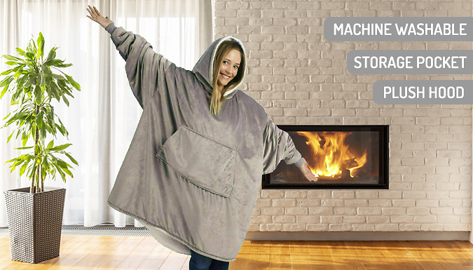 ComfyCloak Hooded Blanket - Acts as Blanket and Sweatshirt!