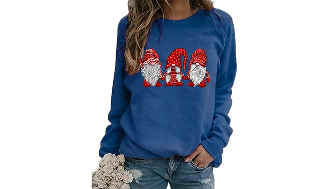 Christmas Gnome Jumper - 4 Colours and 5 Sizes from Go Groopie IE
