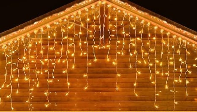 120 Outdoor Icicle Lights - 2 Colour