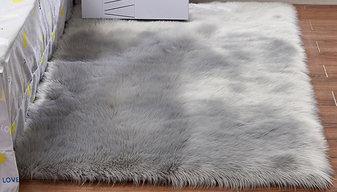 Faux Fur Fluffy Rug - 6 Colours & 5 Sizes