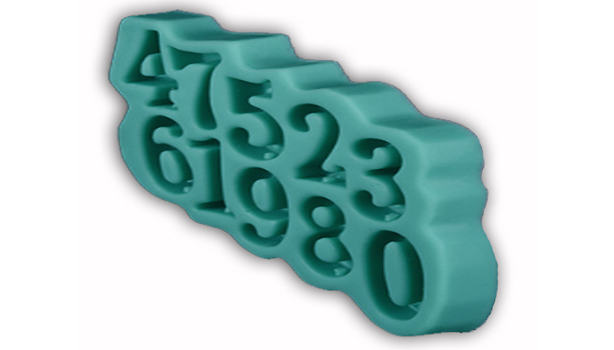 Silicone Number Mould Ice Tray