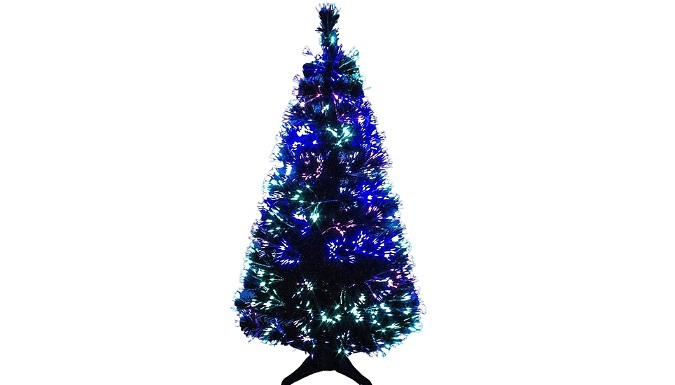 Green Fibre Optic Christmas Tree - 2 Sizes