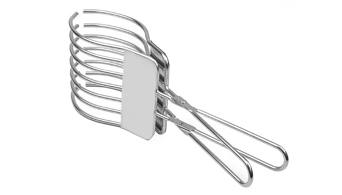 Stainless Steel Slicing Tongs