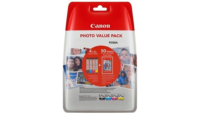 Canon Black & Colour Printer Ink Cartridges - 10 Options