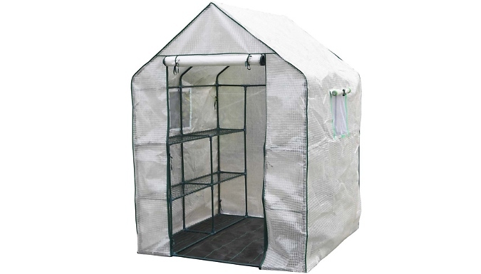 Garden Grow 6 or 12-Shelf Waterproof Greenhouse