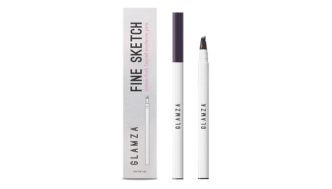 1, 2, 3 or 5-Pack Glamza Fine Sketch Eyebrow Pens - 3 Colours