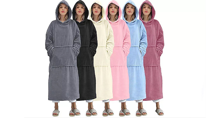 Full-Length Oversized Blanket Hoodie - 8 Colours