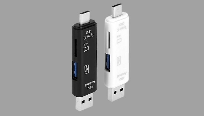 5-in-1 Memory Card Reader Adapter - 2 Colours