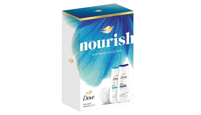 Dove Nourish Body Wash Collection Gift Set