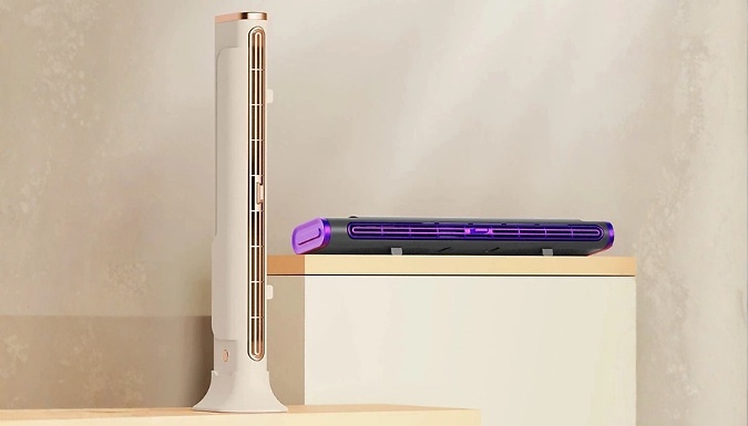 Image of Bladeless Electric Tower Fan - 2 Colours