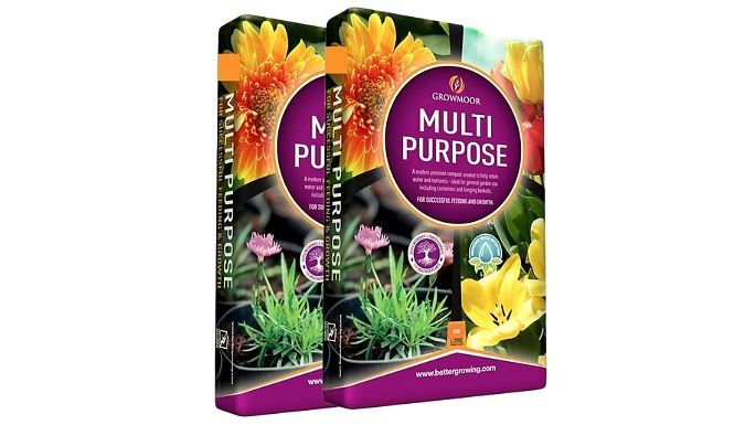 CB FUELS GROWMOOR Multi-Purpose Compost - 1 or 2 Bags!