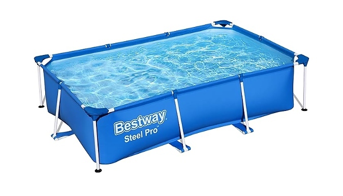 Bestway Pro Steel Frame Swimming Pool - 7ft, 8ft or 10ft