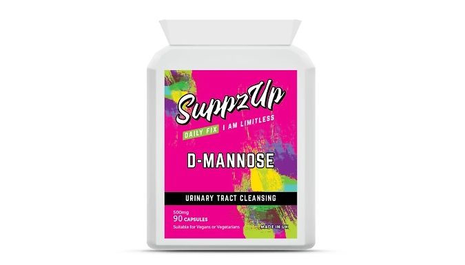 D-Mannose Bacterial Balance Urinary Tract Capsules - 90 Capsules