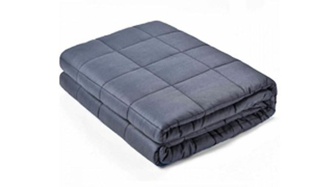 Weighted Warming Quilted Blanket - Great for Saving Energy!