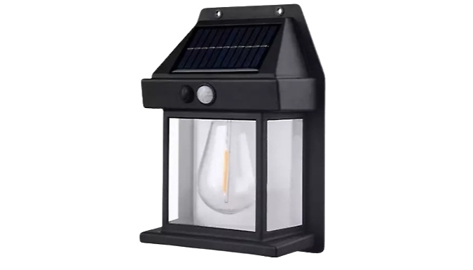 1, 2 or 4-Pack Solar Power Wall Light with 3 Modes & Motion Sensor