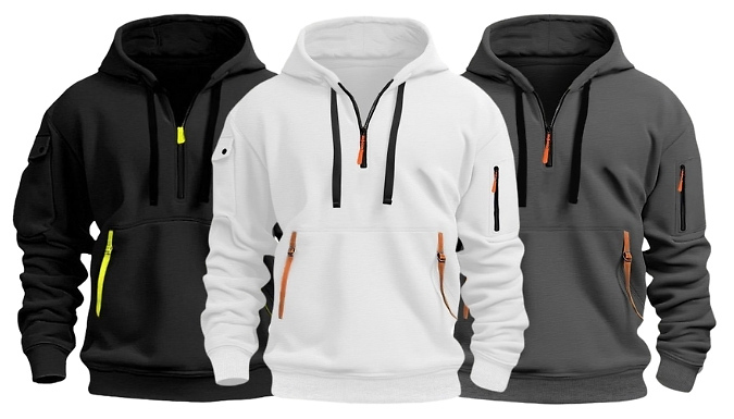 Men‘s Tactical Cargo Style Hoodie - 7 Colours & 6 Sizes
