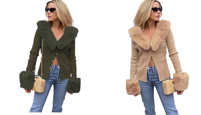 Woolen Fluffy Coat - 5 Colours, 4 Sizes