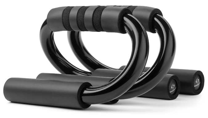 Pair of Home Gym Push Up Floor Bars at Go Groopie