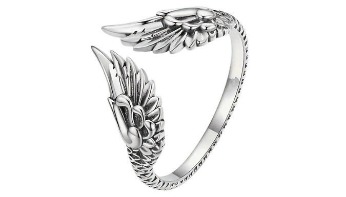Angel Wings Adjustable Ring