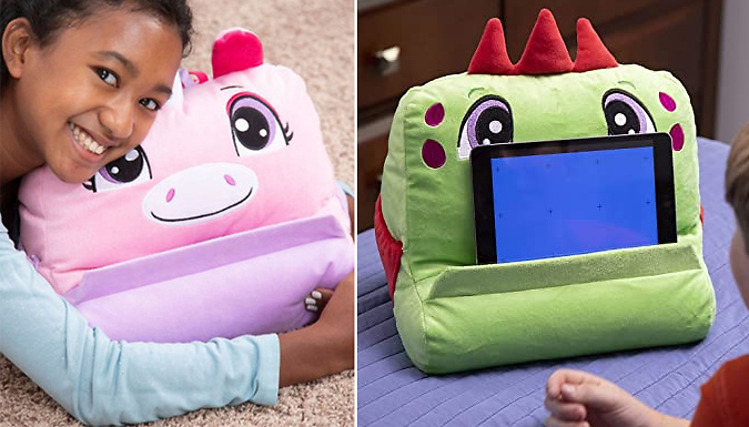 Plush Cartoon Book Holder Reading Pillow - 2 Designs