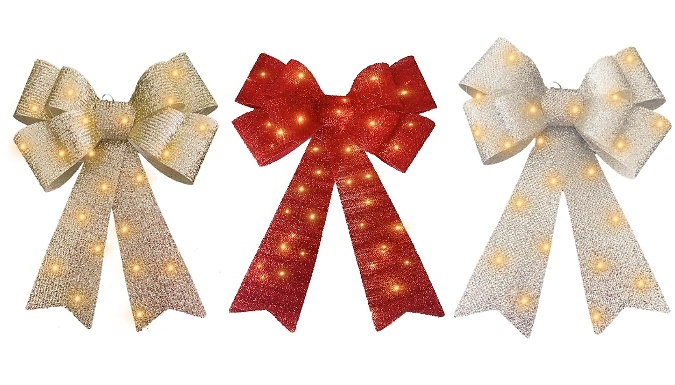 Large Christmas Bows! - 3 Colours!