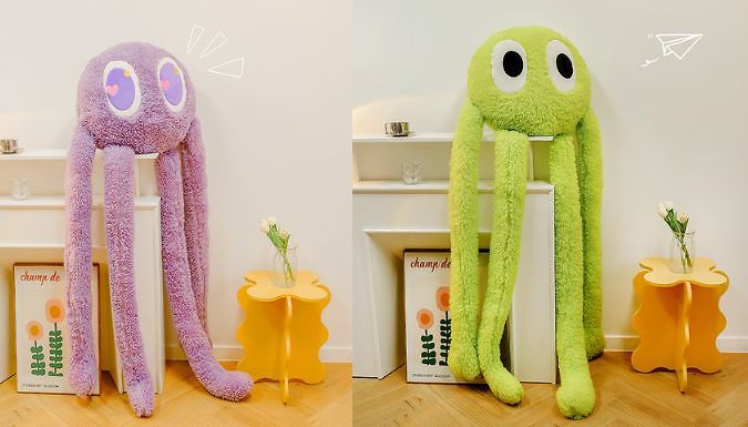 90CM Long-legged Octopus Cushion - 2 Colours