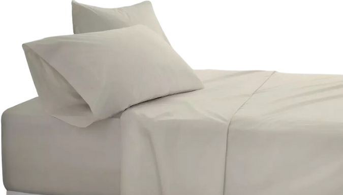 Premium Deluxe Fitted Sheet or Pillowcase - 5 Sizes, 8 Colours!