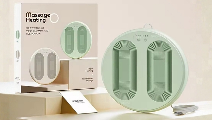 Electric Heated Foot Massager - 3 Colours!