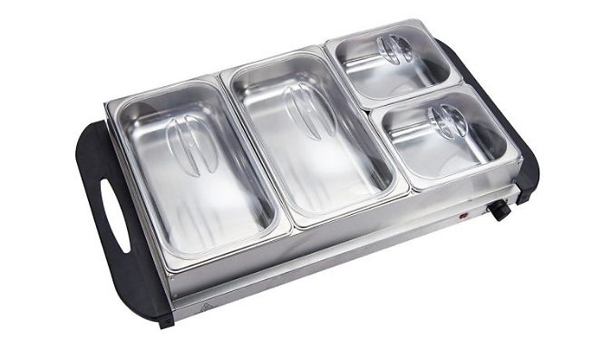 6 Litre Large Buffet Food Warmer Hot Plate