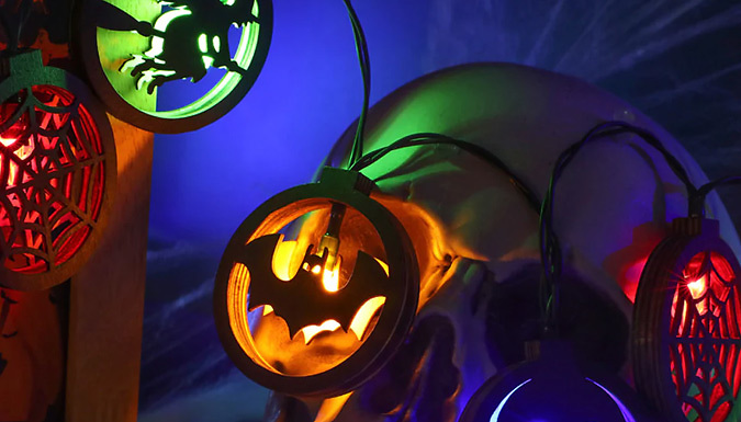 20-LED Halloween Decorative String Lights - 5 Styles