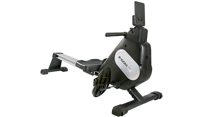 15-Level Adjustable Resistance Magnetic Rowing Machine With LCD Display