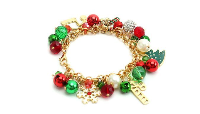 Christmas Themed Charm Bracelet