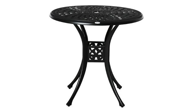 Outdoor Garden Dining Table - With Parasol Hole