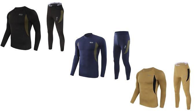 Long Johns Fleece Thermal Underwear - 4 Colours, 5 Sizes