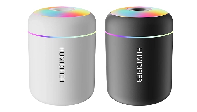 Mini Electric LED Aroma Diffuser & Humidifier - 2 Colours!