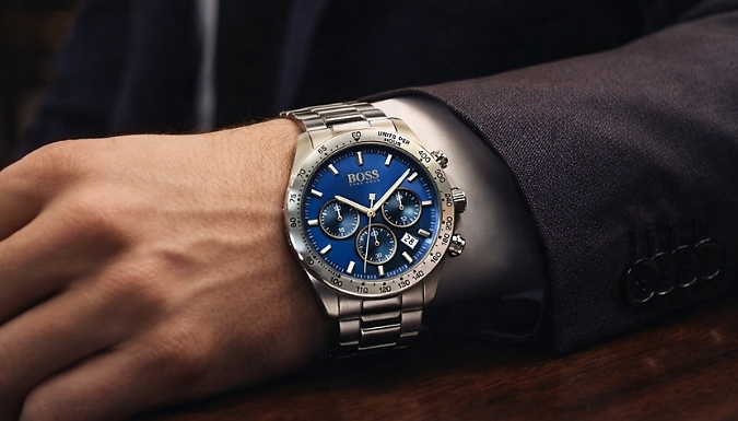 Men's Hugo Boss Hero Blue Dial Chronograph Watch - HB1513755