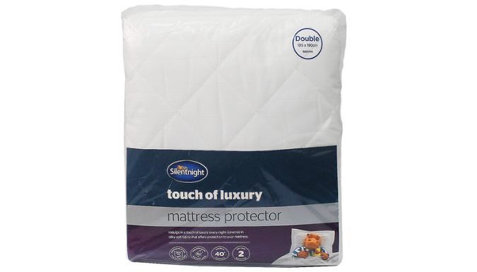 Silentnight Touch of Luxury Double Mattress Protector