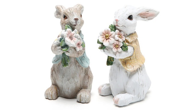 Easter Bunny Decorative Ornament - 2 Colours