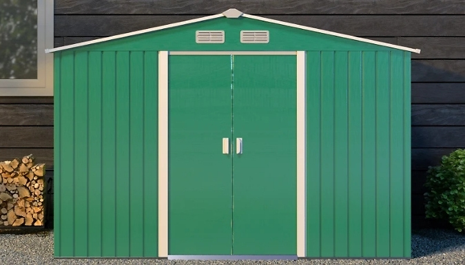 XL Metal Garden Shed - 6 Colours