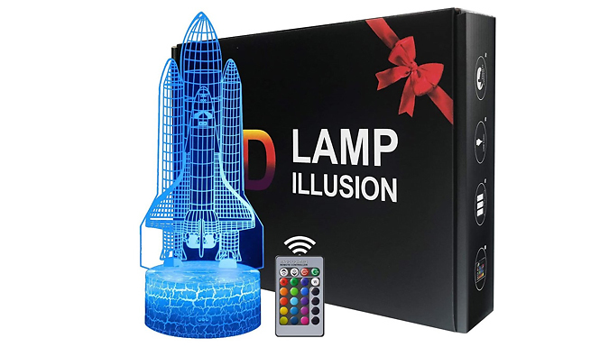 Solar System 3D Optical Illusion Lamp - 4 Styles