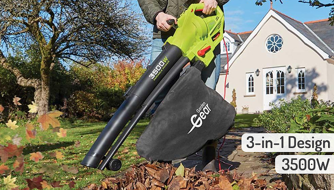 3-in-1 Leaf Blower, Vacuum & Shredder
