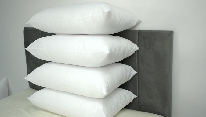 4-Pack of Bounce Back Hollowfibre Pillows